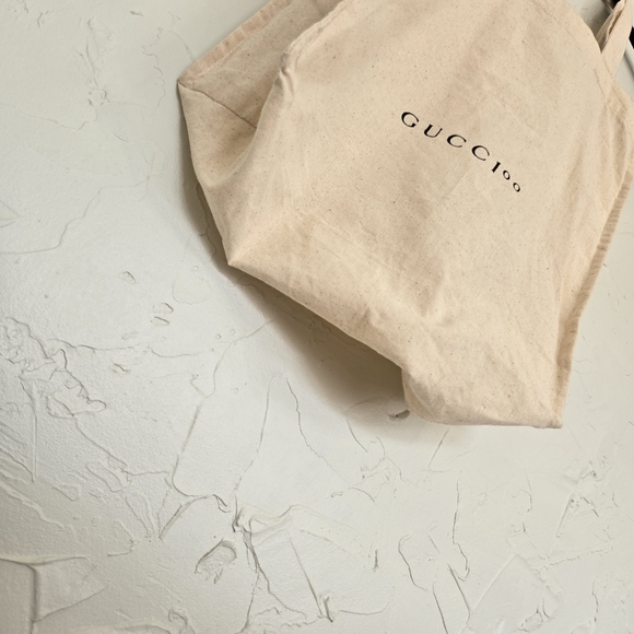 GUCCI Canvas Shopping Tote - Picture 11 of 12